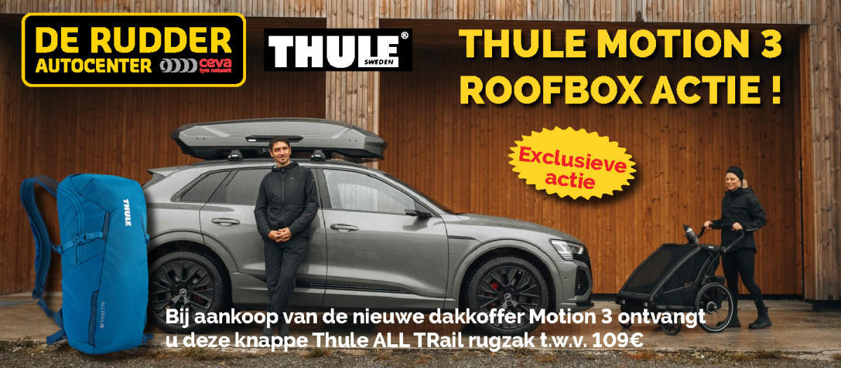 Google Thule Motion 3 Roofbox Actie