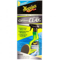 Meguiar's G200200 Hybrid Ceramic Quik Clay Kit 