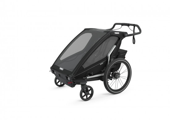 Small Thule Chariot Sport2 Black On Black Stroller Iso